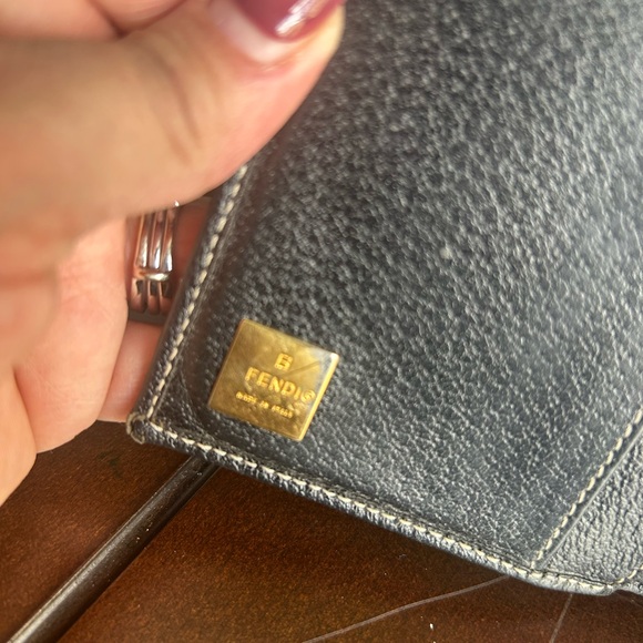Fendi black leather wallet - Picture 9 of 14
